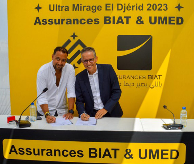 Assurances BIAT, partenaire de la 7ème édition de l’événement Ultra Mirage El Djérid